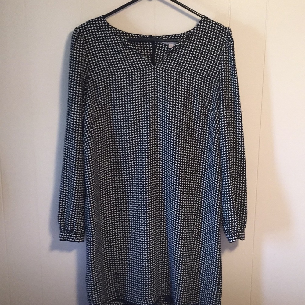 Print Shift Dress